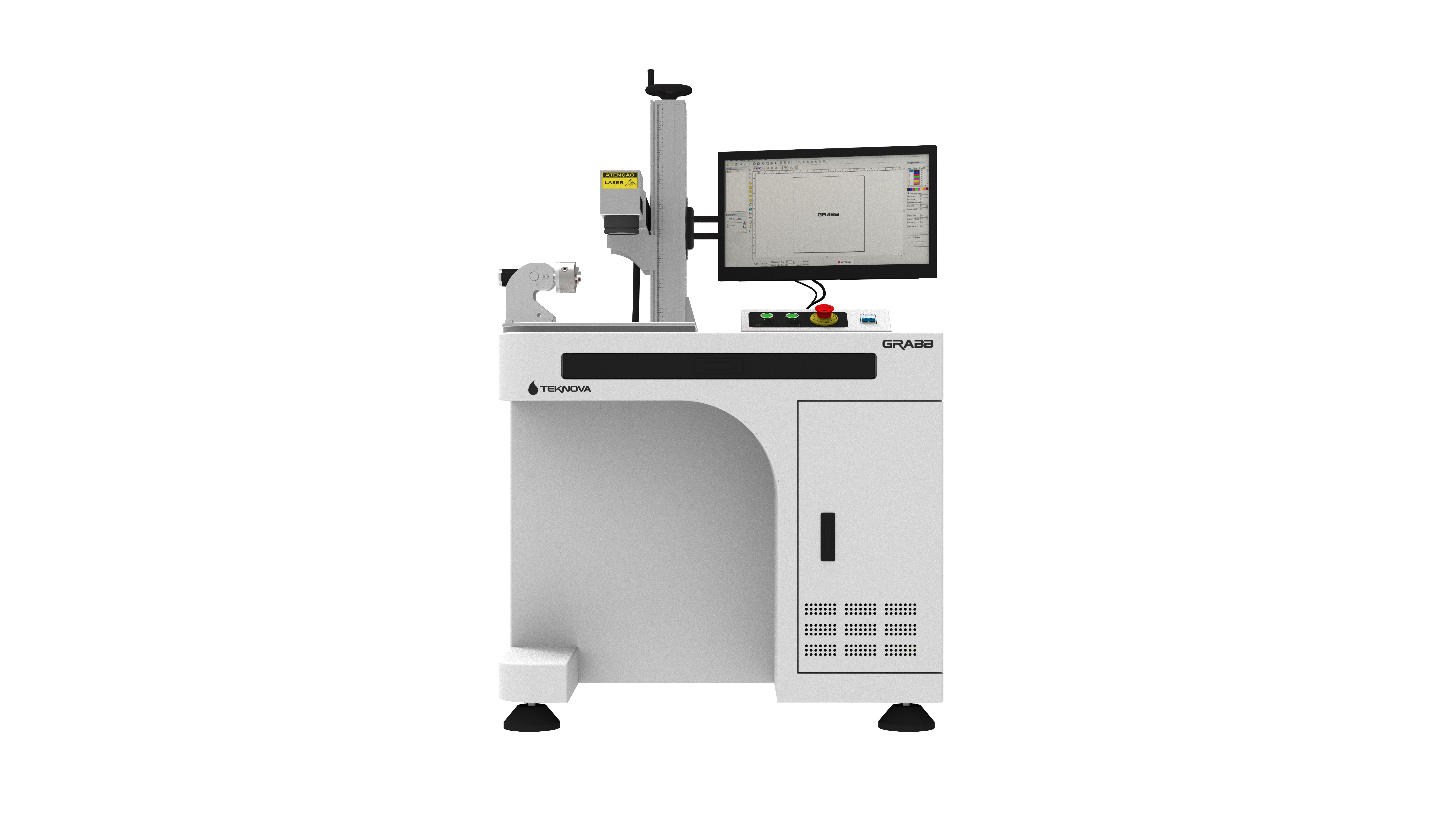 Máquina Laser Fiber Grabb da Teknova para gravação e personalização